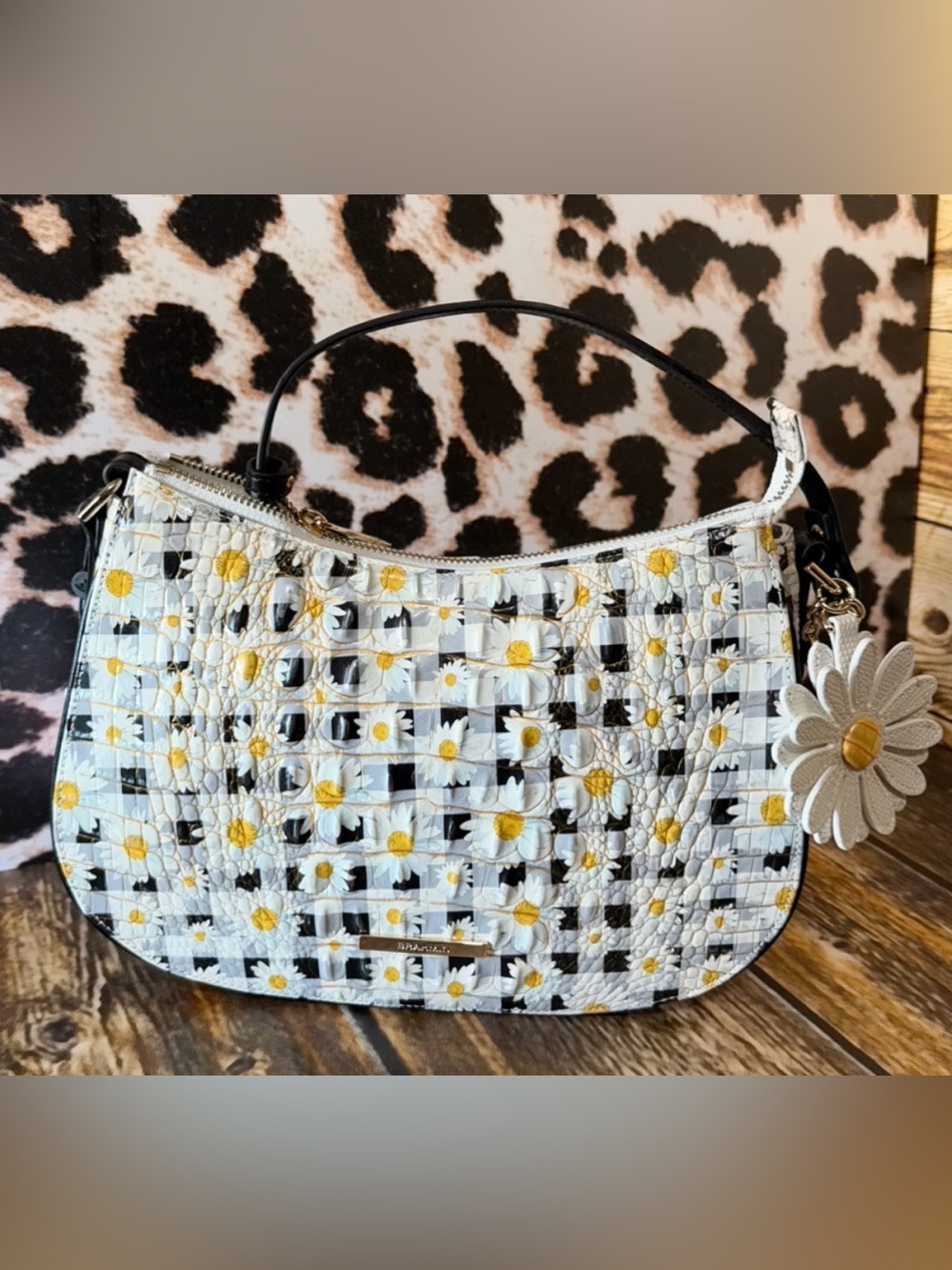 NWT BRAHMIN SHAYNA MULTI PETALINE $315 Bag FIRM